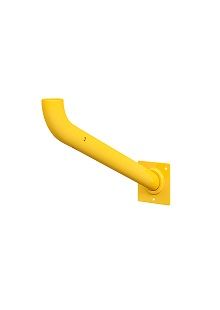 Buse pour chaussures, métal, jaune, 320 mm