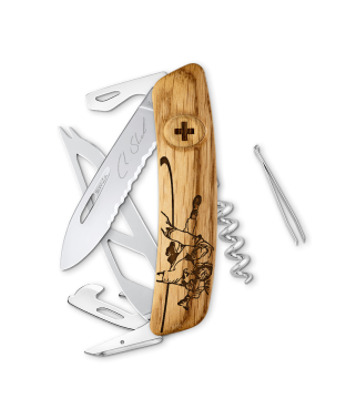 SWIZA KÖNIGS MESSER Oak – First edition