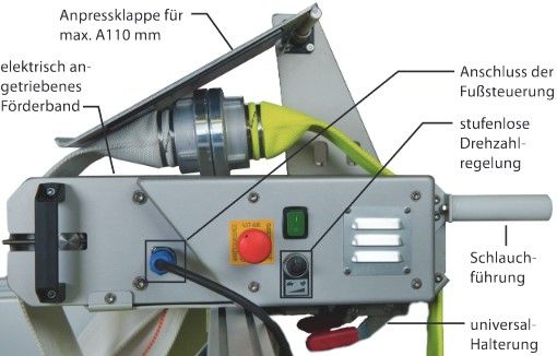 X-CROSS SYSTEM MOBILES SCHLAUCH-EINZUGSSYSTEM