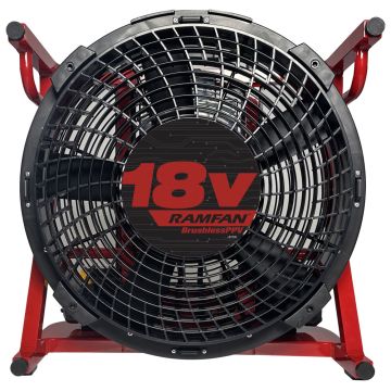 Ventilateur à accu Ramfan 18V pour accus Milwaukee