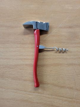 Package décapsuleur Halligan rouge et tire-bouchon Hache