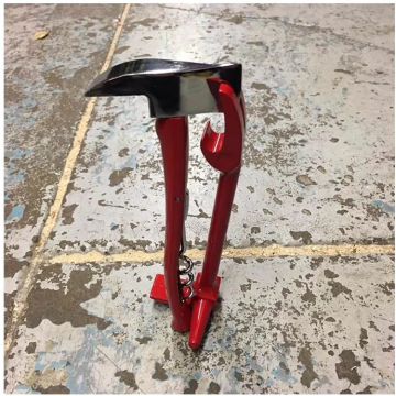 Package décapsuleur Halligan rouge et tire-bouchon Hache