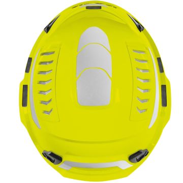 Casque de protection QUANTUM CABRIO, jaune fluo