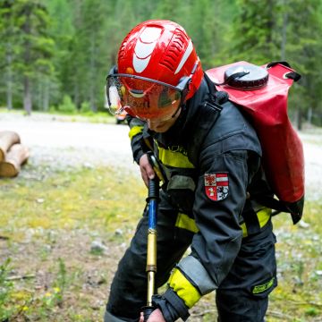 Casque de protection QUANTUM CABRIO, jaune fluo/rouge