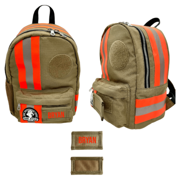 Rucksack Dark Smoke Backdraft kid orange