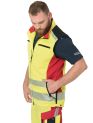 Gilet jaune-rouge fluorescent Phoenix Pro