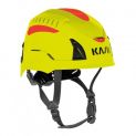 Casque de protection QUANTUM CABRIO, jaune fluo/rouge