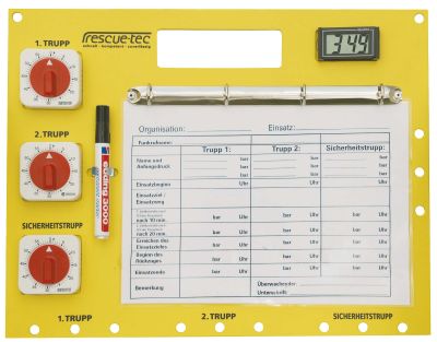 Tableau de Contrôle de Protection Respiratoire Format Paysage