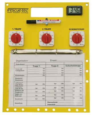 Tableau de Contrôle de Protection Respiratoire Format Portrait