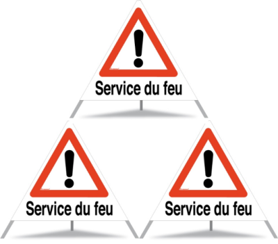 Triopan Faltsignal Service du feu