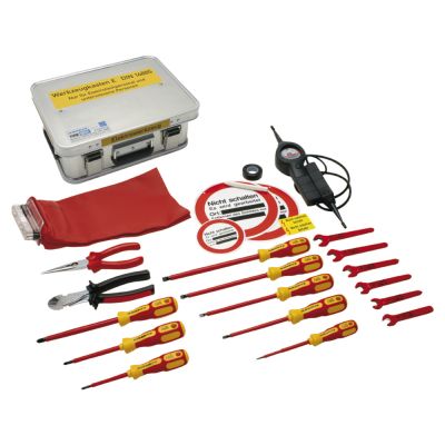 Set d'outils électriques DIN 14885, en coffret Dönges